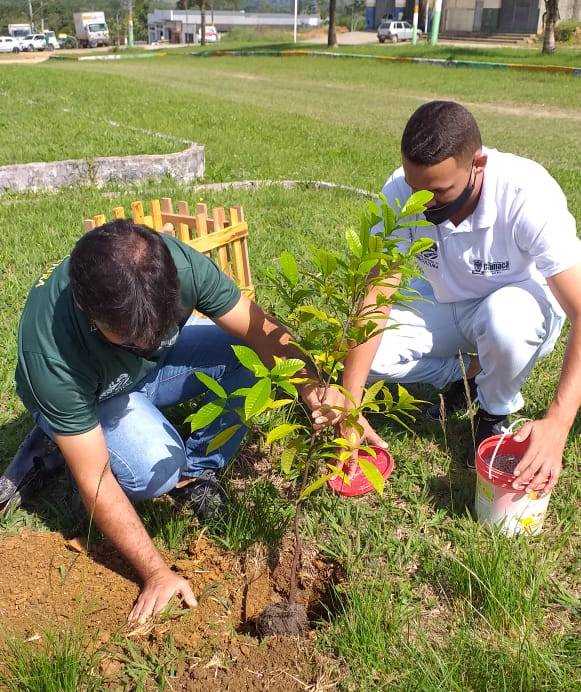Camacã: Secretaria de Agricultura e Meio Ambiente em parceria com o Lions Clube e Maçonaria, realizam plantio de árvores e homenageia o empresário Eds